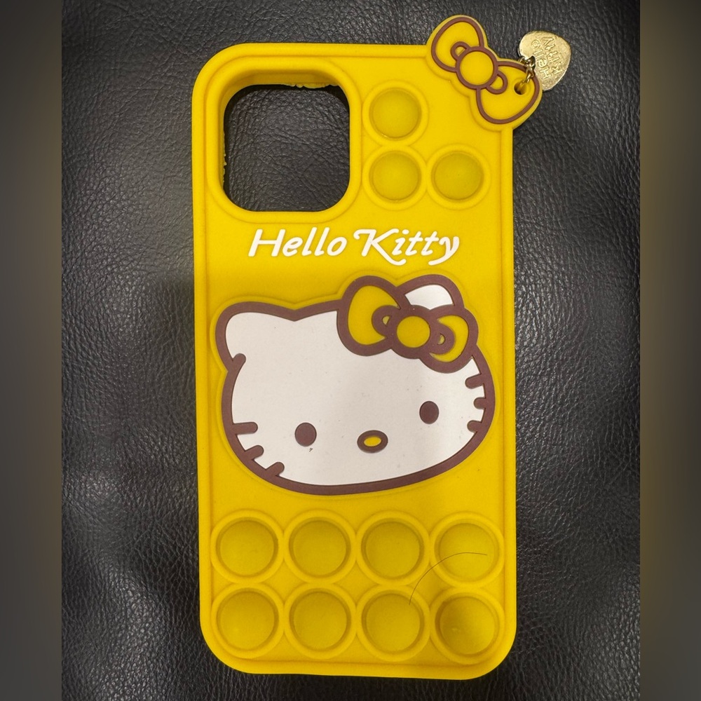 Hello Kitty Yellow Pop Bubble Phone Case